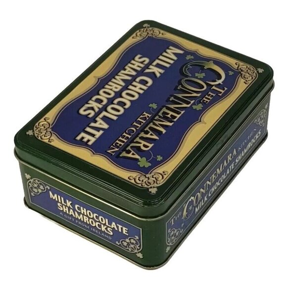 The Connemara Kitchen Chocolate Milk Shamrocks Collectors Empty Tin - Picture 4 of 11